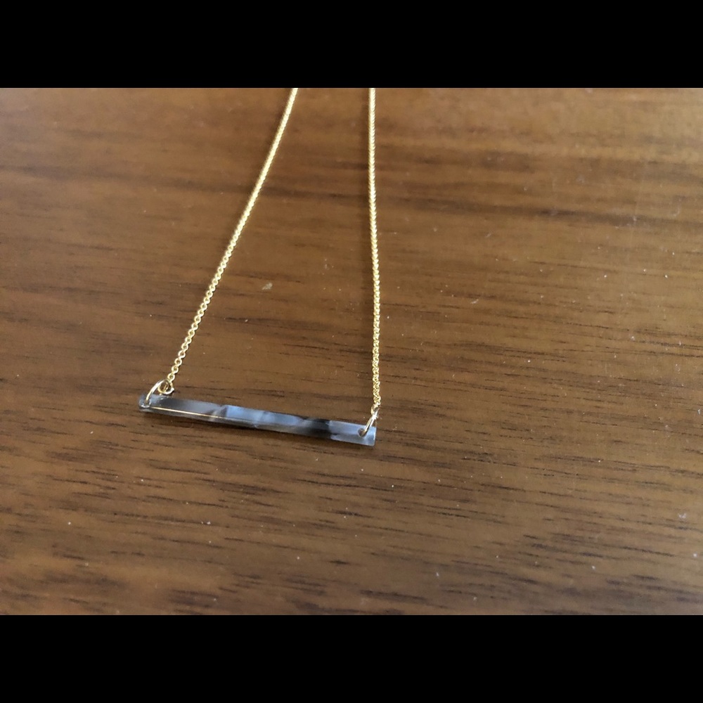 Labradorite Pendant Necklace Gold Plated